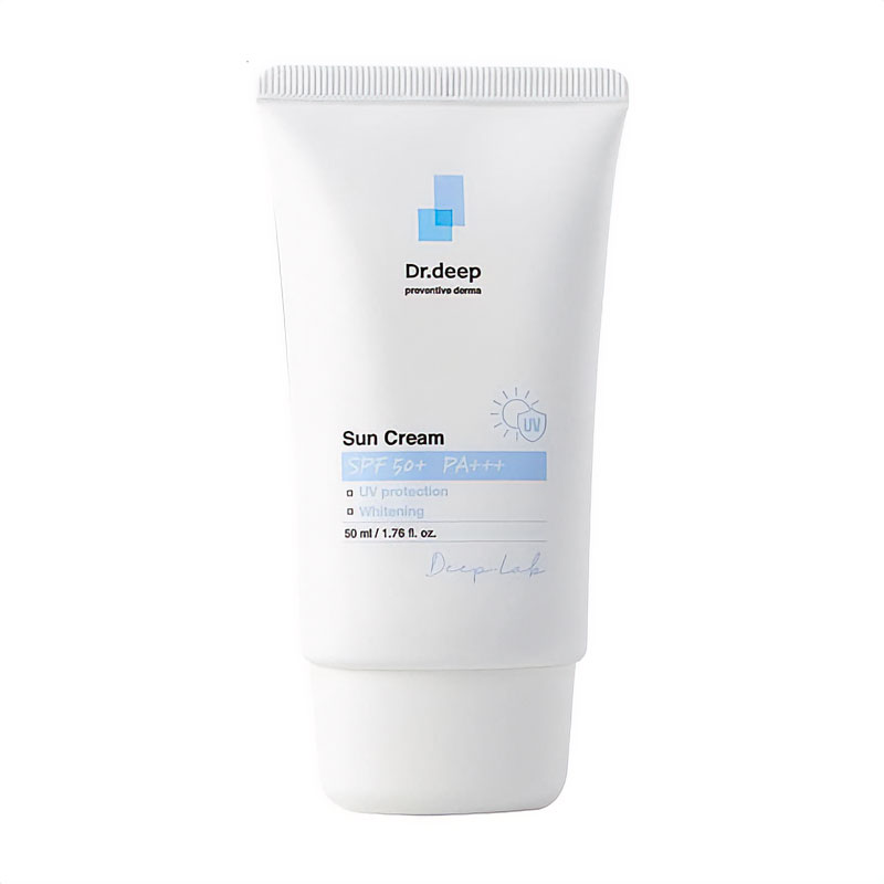Сонцезахисний освітлювальний крем для обличчя Dr.Deep Sun Cream, SPF 50+ PA+++, 50 мл